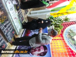 ادای احترام نمایندگان اعزامی سازمان مرکزی دانشگاه فرهنگیان با حضور دکرمان به شهداء بویژه سردار دلها شهید حاج قاسم سلیمانی  3