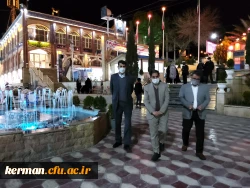 ادای احترام نمایندگان اعزامی سازمان مرکزی دانشگاه فرهنگیان با حضور دکرمان به شهداء بویژه سردار دلها شهید حاج قاسم سلیمانی  9