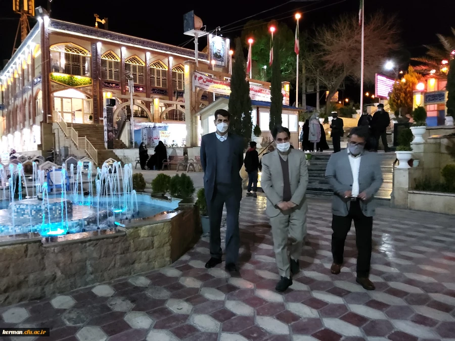 ادای احترام نمایندگان اعزامی سازمان مرکزی دانشگاه فرهنگیان با حضور دکرمان به شهداء بویژه سردار دلها شهید حاج قاسم سلیمانی  9