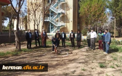 کلنگ زنی پارک مطالعه پردیس خواجه نصیر الدین طوسی دانشگاه فرهنگیان کرمان 4