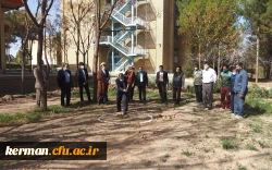 کلنگ زنی پارک مطالعه پردیس خواجه نصیر الدین طوسی دانشگاه فرهنگیان کرمان 4