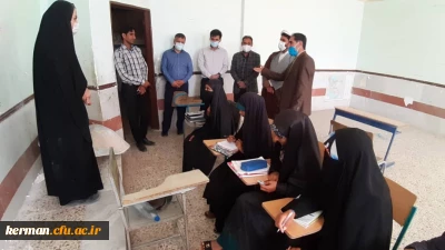  با حضور رئیس  دانشگاه فرهنگیان استان کرمان
بازدیدازاردوی جهادی،تربیتی دانشجویان دانشگاه فرهنگیان در بخش چاه دادخدا انجام شد