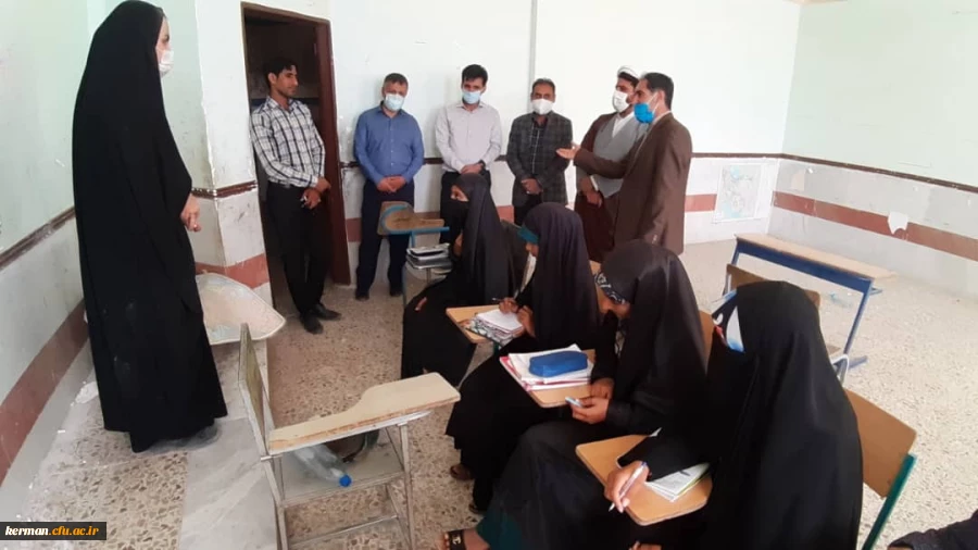  با حضور رئیس  دانشگاه فرهنگیان استان کرمان
بازدیدازاردوی جهادی،تربیتی دانشجویان دانشگاه فرهنگیان در بخش چاه دادخدا انجام شد 2
