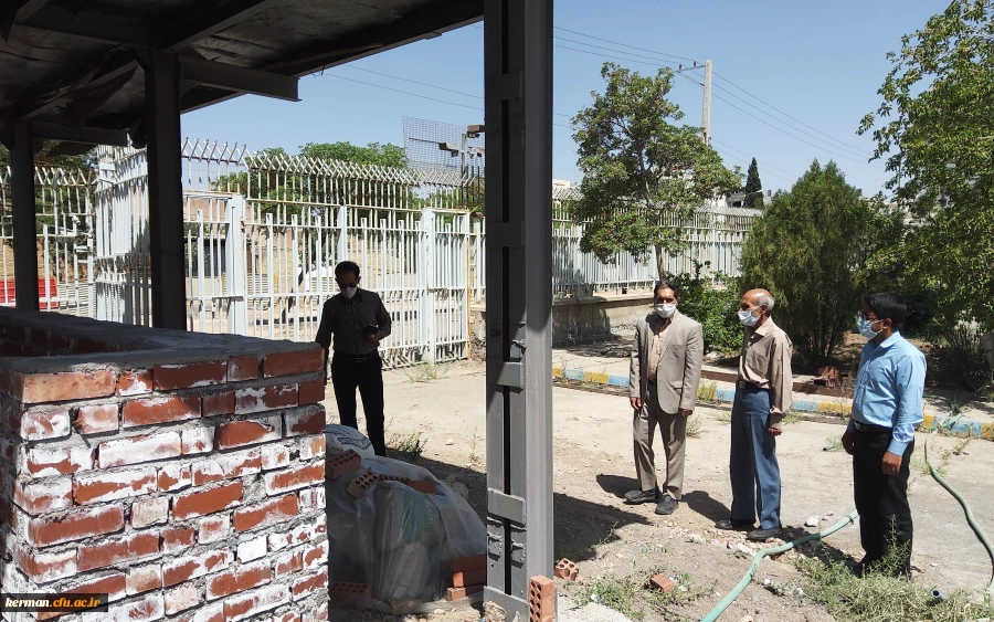 رئیس دانشگاه فرهنگیان کرمان از پروژه های عمرانی پردیس خواجه نصیرالدین طوسی بازدید کرد 3