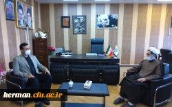 دیدار مسئول بسیج دانشجویی استان با رئیس دانشگاه فرهنگیان کرمان به مناسبت گرامیداشت هفته معلم  2