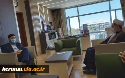 شهردا کرمان دردیدار با رئیس دانشگاه فرهنگیان استان برگسترش همکاریهای فیمابین  به ویژه دربخش های آموزشی، پژوهشی و.....تاکید کرد  2