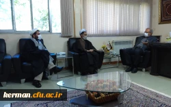 دیداررئیس دانشگاه فرهنگیان استان  بامیان سیاسی و امنیتی استانداری کرمان  2