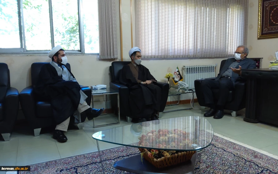 دیداررئیس دانشگاه فرهنگیان استان  بامیان سیاسی و امنیتی استانداری کرمان  2