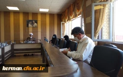 کمیته عمرانی دانشگاه فرهنگیان کرمان به منظور بررسی پروژه یادمان شهدای گمنام دانشگاه تشکیل جلسه  داد 3