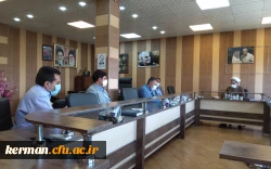 کمیته عمرانی دانشگاه فرهنگیان کرمان به منظور بررسی پروژه یادمان شهدای گمنام دانشگاه تشکیل جلسه  داد 4