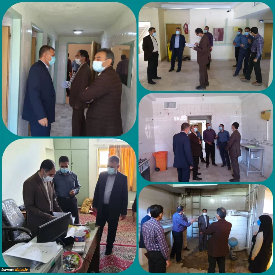 بازدید  رئیس دانشگاه فرهنگیان استان کرمان از سراهای دانشجویی پردیس خواجه نصیرالدین طوسی  3