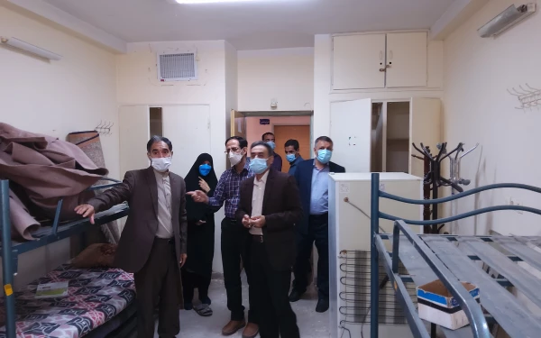 دکتر توان از اقدامات انجام شده در سراهای دانشجویی پردیس خواجه نصیر الدین طوسی بازدید کردند 10