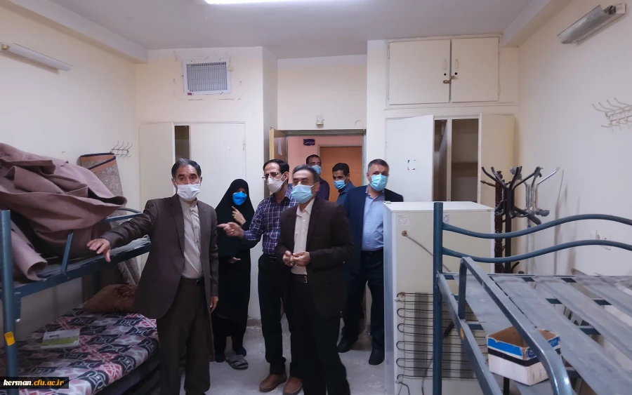 دکتر توان از اقدامات انجام شده در سراهای دانشجویی پردیس خواجه نصیر الدین طوسی بازدید کردند 10