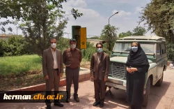 بازدیددکتر توان رئیس دانشگاه فرهنگیان کرمان از موزه نفت سوزها 2