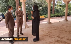 بازدیددکتر توان رئیس دانشگاه فرهنگیان کرمان از موزه نفت سوزها 3