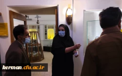 بازدیددکتر توان رئیس دانشگاه فرهنگیان کرمان از موزه نفت سوزها 8