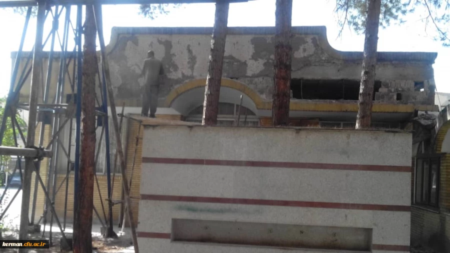 دکتر توان از فعالیت های عمرانی یردیس شهید باهنر بازدید کردند  5