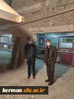 دکتر توان از فعالیت های عمرانی یردیس شهید باهنر بازدید کردند  12