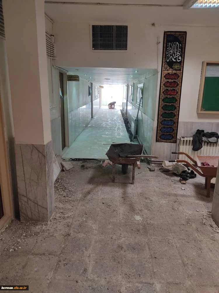 دکتر توان از فعالیت های عمرانی یردیس شهید باهنر بازدید کردند  14