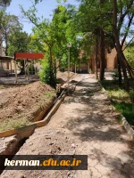 دکتر توان از فعالیت های عمرانی یردیس شهید باهنر بازدید کردند  16