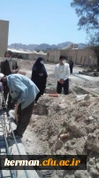 دکتر توان از فعالیت های عمرانی یردیس شهید باهنر بازدید کردند  16