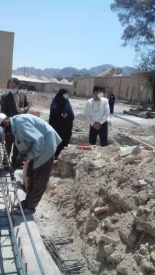 دکتر توان از فعالیت های عمرانی یردیس شهید باهنر بازدید کردند  16