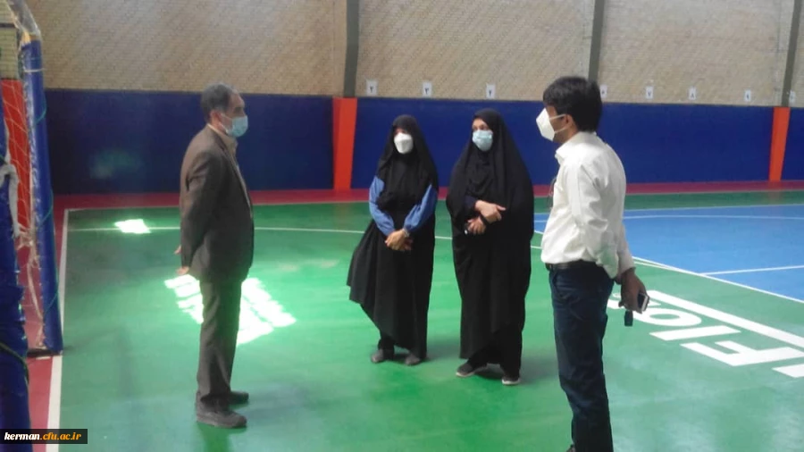 دکتر توان از فعالیت های عمرانی یردیس شهید باهنر بازدید کردند  17