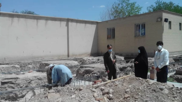 دکتر توان از فعالیت های عمرانی یردیس شهید باهنر بازدید کردند  17