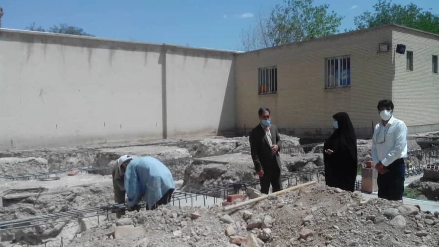 دکتر توان از فعالیت های عمرانی یردیس شهید باهنر بازدید کردند  17