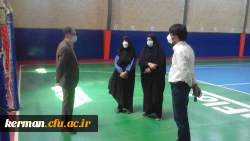 دکتر توان از فعالیت های عمرانی یردیس شهید باهنر بازدید کردند  20