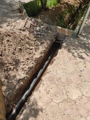 دکتر توان از فعالیت های عمرانی یردیس شهید باهنر بازدید کردند  22