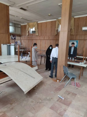 دکتر توان از فعالیت های عمرانی یردیس شهید باهنر بازدید کردند  28