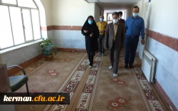 دکتر توان از فعالیت های عمرانی یردیس شهید باهنر بازدید کردند  33