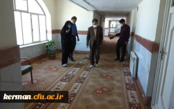 دکتر توان از فعالیت های عمرانی یردیس شهید باهنر بازدید کردند  34