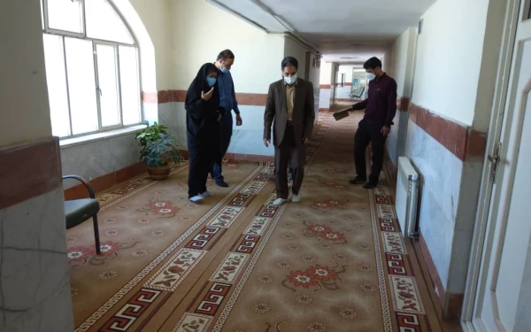 دکتر توان از فعالیت های عمرانی یردیس شهید باهنر بازدید کردند  34