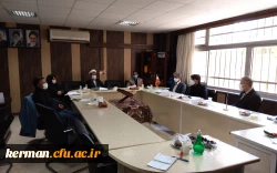 جلسه ارائه گزارش عملکرد یکساله پردیس شهید باهنر دانشگاه فرهنگیان کرمان  3