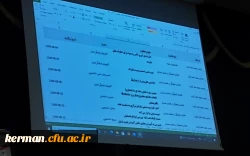 جلسه ارائه گزارش عملکرد یکساله پردیس شهید باهنر دانشگاه فرهنگیان کرمان  7