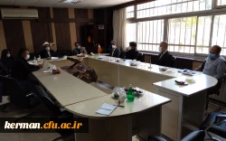 جلسه ارائه گزارش عملکرد یکساله پردیس شهید باهنر دانشگاه فرهنگیان کرمان  2