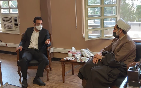 دیداررئیس دانشگاه فرهنگیان کرمان با مدیر کل نوسازی وتجهیز مدارس استان 3