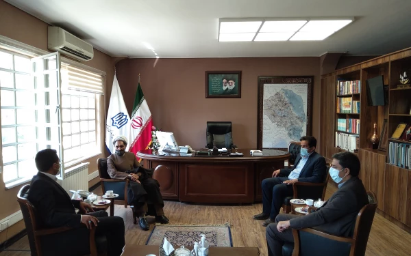 دیداررئیس دانشگاه فرهنگیان کرمان با مدیر کل نوسازی وتجهیز مدارس استان 4