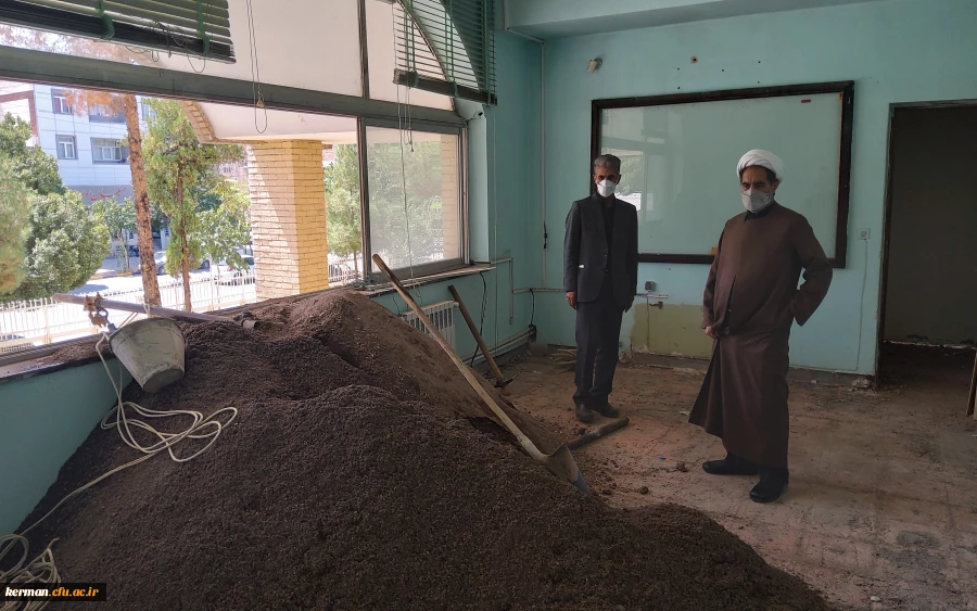 بازدید دکتر توان از فعالیت های عمرانی پردیس شهید باهنردانشگاه فرهنگیان کرمان  4