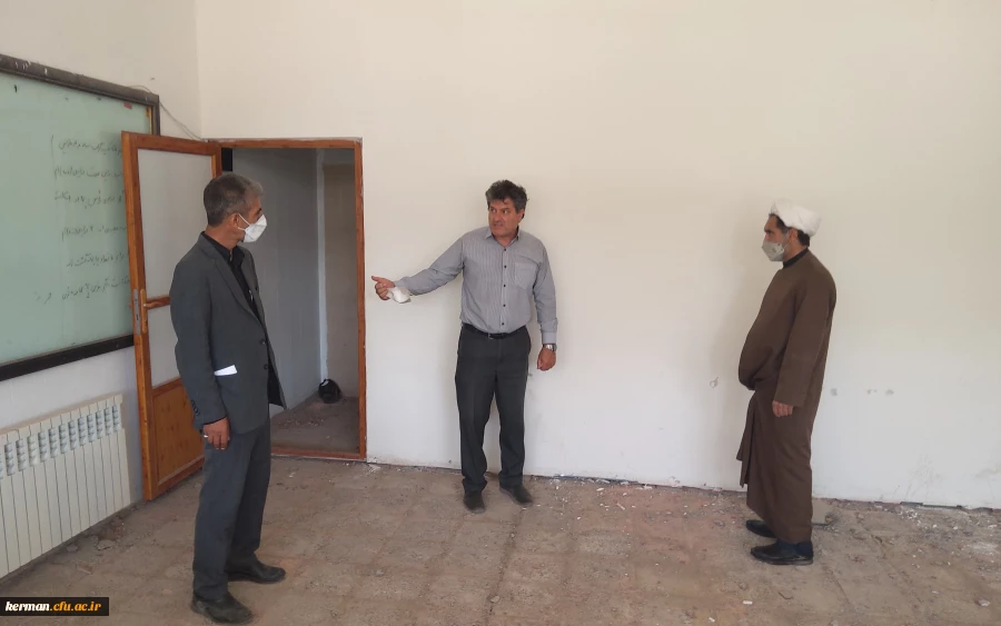 بازدید دکتر توان از فعالیت های عمرانی پردیس شهید باهنردانشگاه فرهنگیان کرمان  5