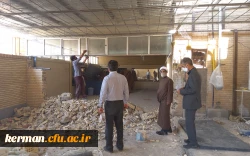 بازدید دکتر توان از فعالیت های عمرانی پردیس شهید باهنردانشگاه فرهنگیان کرمان  9