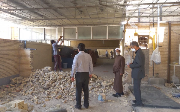 بازدید دکتر توان از فعالیت های عمرانی پردیس شهید باهنردانشگاه فرهنگیان کرمان  9