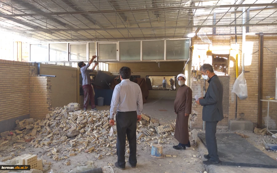 بازدید دکتر توان از فعالیت های عمرانی پردیس شهید باهنردانشگاه فرهنگیان کرمان  9