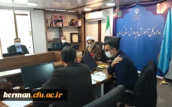 کارگروه اجرایی مصاحبه از معرفی شدگان کنکور سراسری سال۱۴۰۰ جهت ورود به دانشگاه فرهنگیان تشکیل جلسه داد . 4