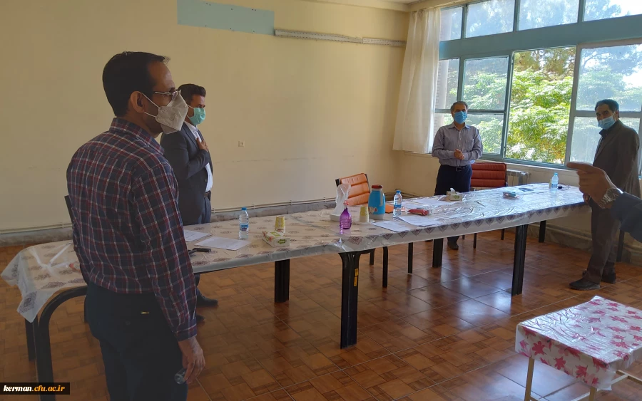 بازدید رئیس دانشگاه فرهنگیان کرمان از فرآیند انجام مصاحبه در پردیس خواجه نصیرالدین طوسی {برادران} 2