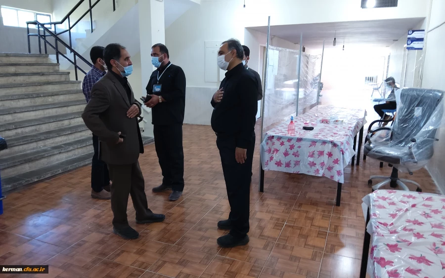 بازدید رئیس دانشگاه فرهنگیان کرمان از فرآیند انجام مصاحبه در پردیس خواجه نصیرالدین طوسی {برادران} 3