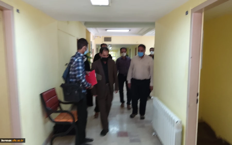 بازدید رئیس دانشگاه فرهنگیان کرمان از فرآیند انجام مصاحبه در پردیس خواجه نصیرالدین طوسی {برادران} 6