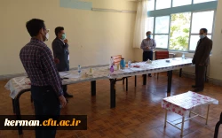 بازدید رئیس دانشگاه فرهنگیان کرمان از فرآیند انجام مصاحبه در پردیس خواجه نصیرالدین طوسی {برادران} 7
